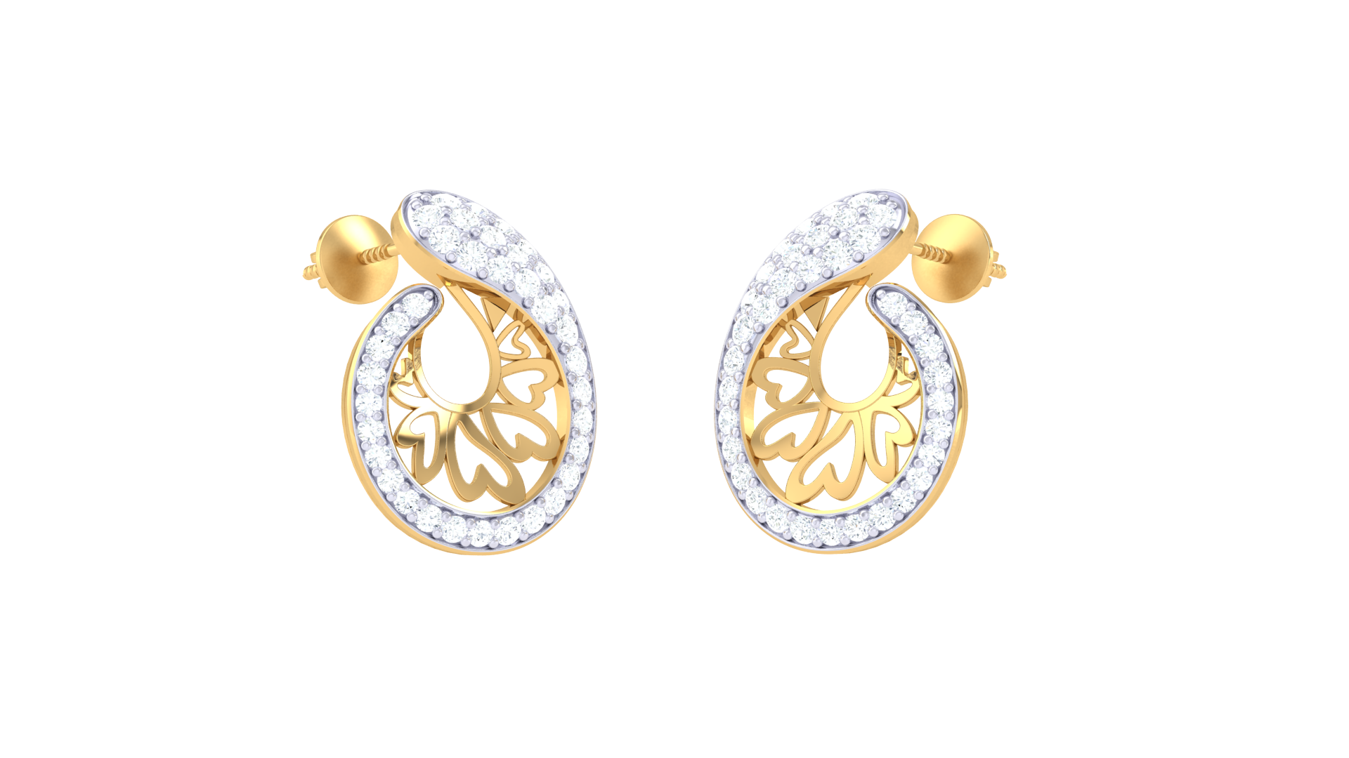 Meher Paisley Earrings