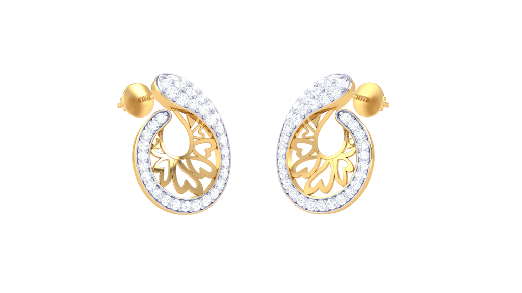 Meher Paisley Earrings