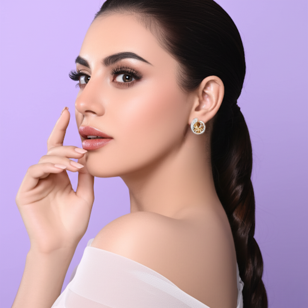 Meher Paisley Earrings