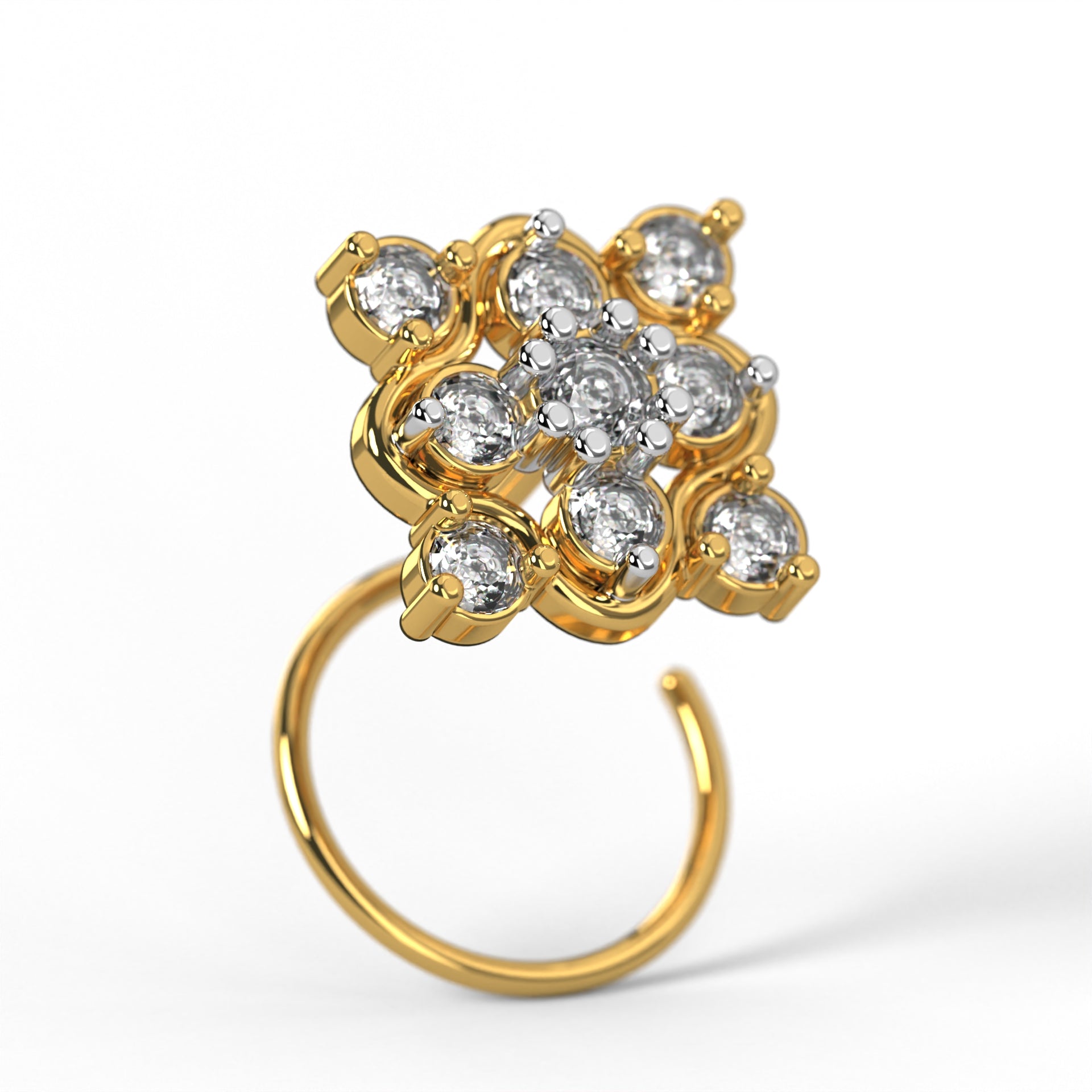 Blossom Cluster Nose Pin