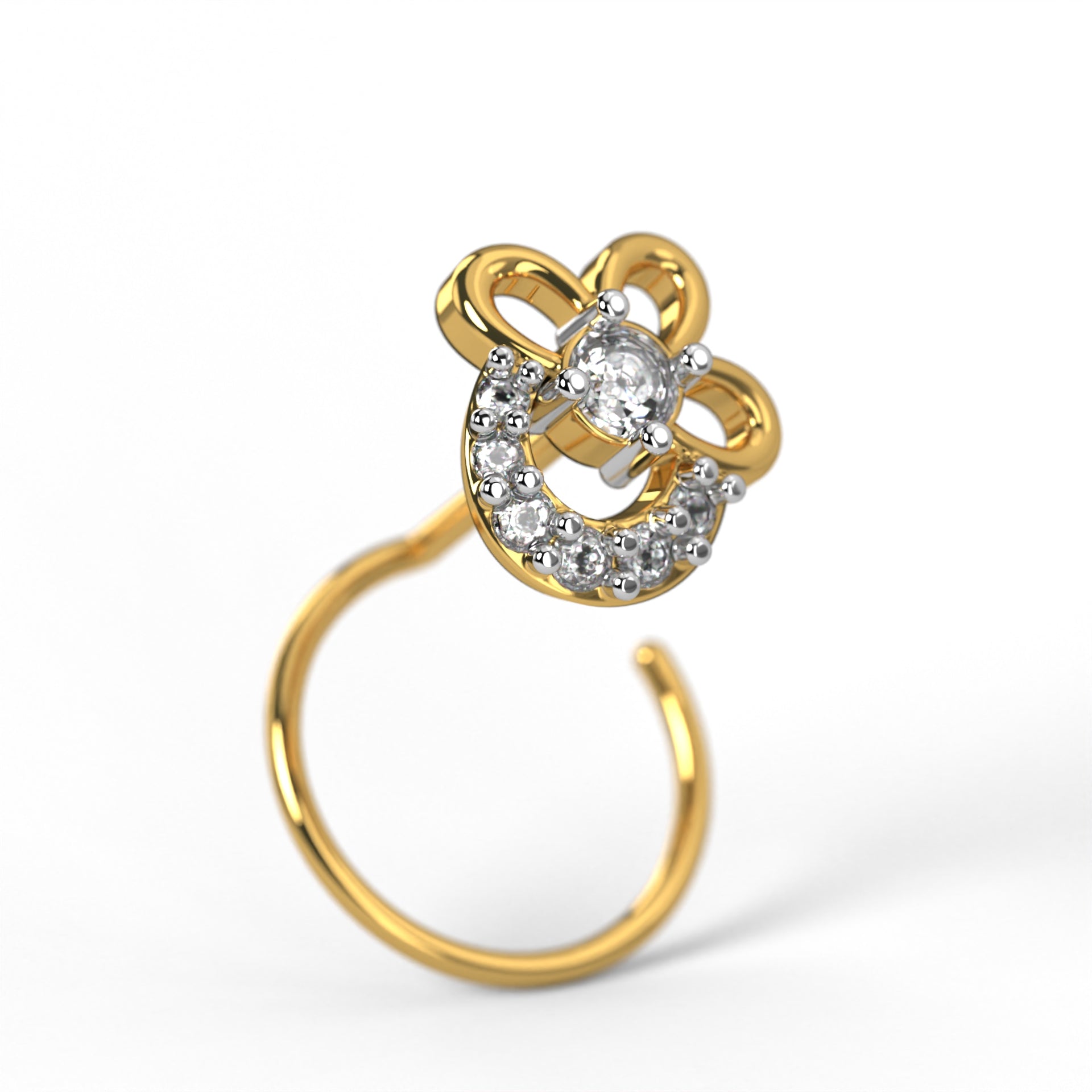 Whispering Bloom Nose Pin