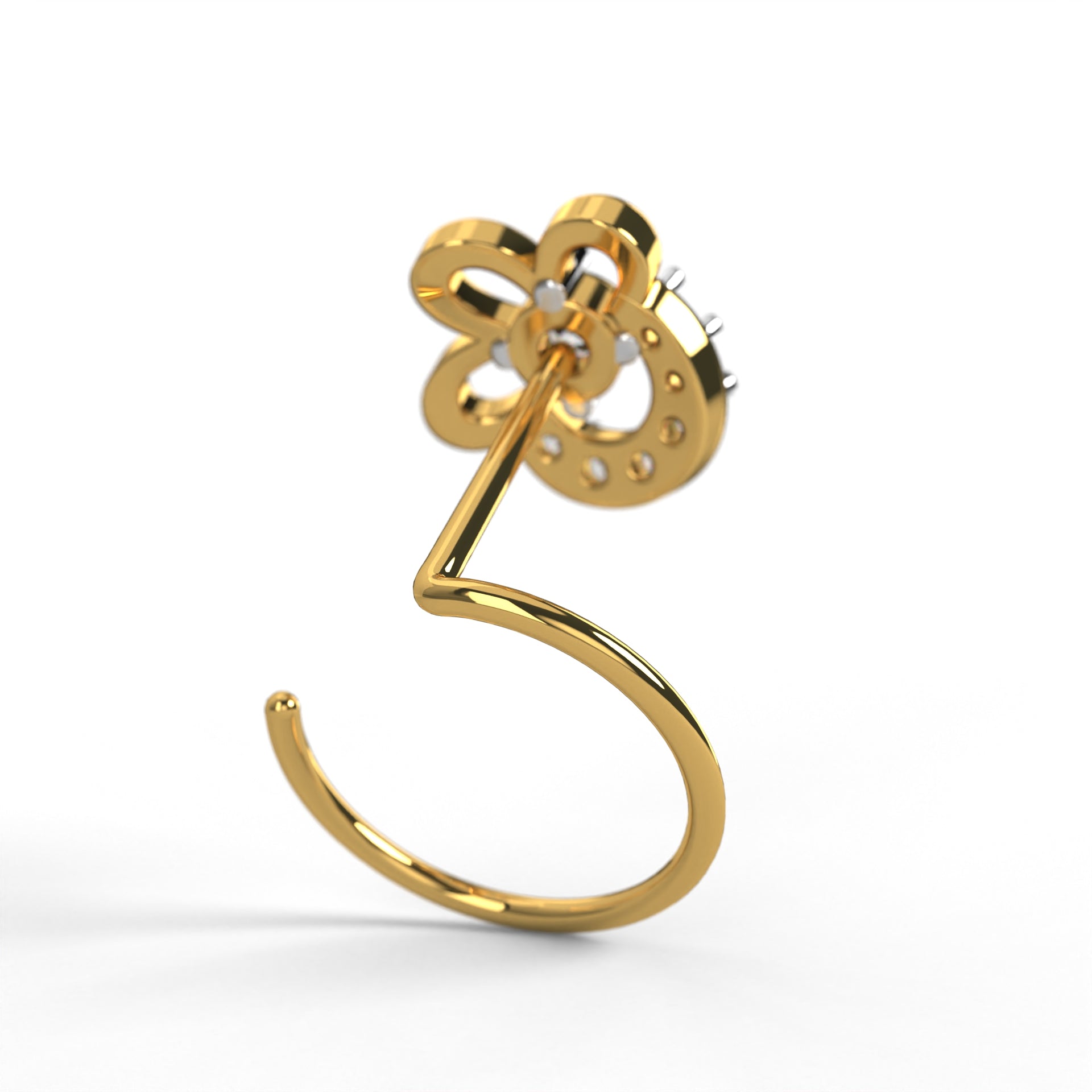 Whispering Bloom Nose Pin