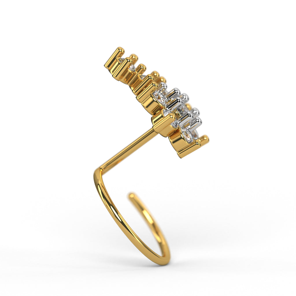 Crown Jewel Nose Pin