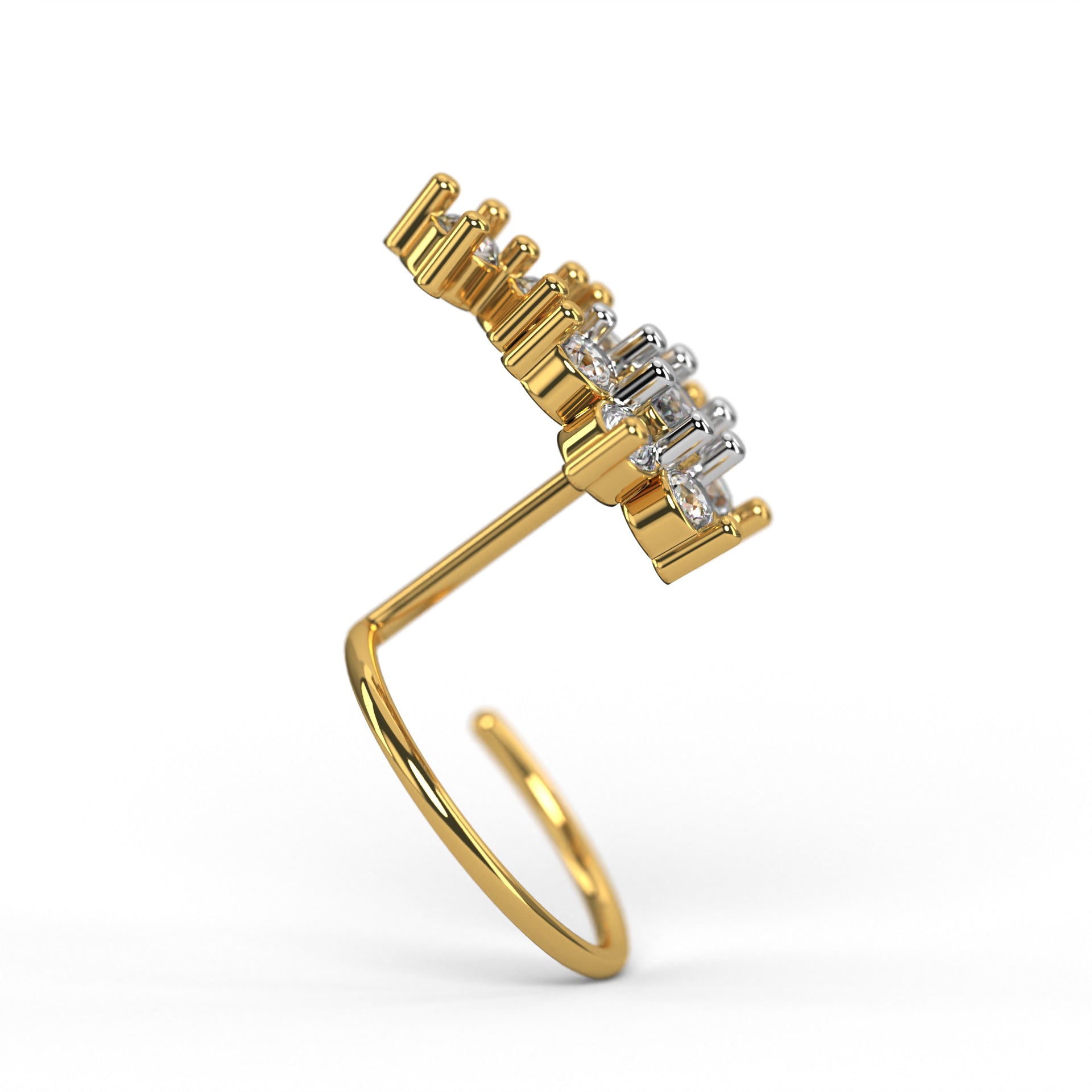 Crown Jewel Nose Pin