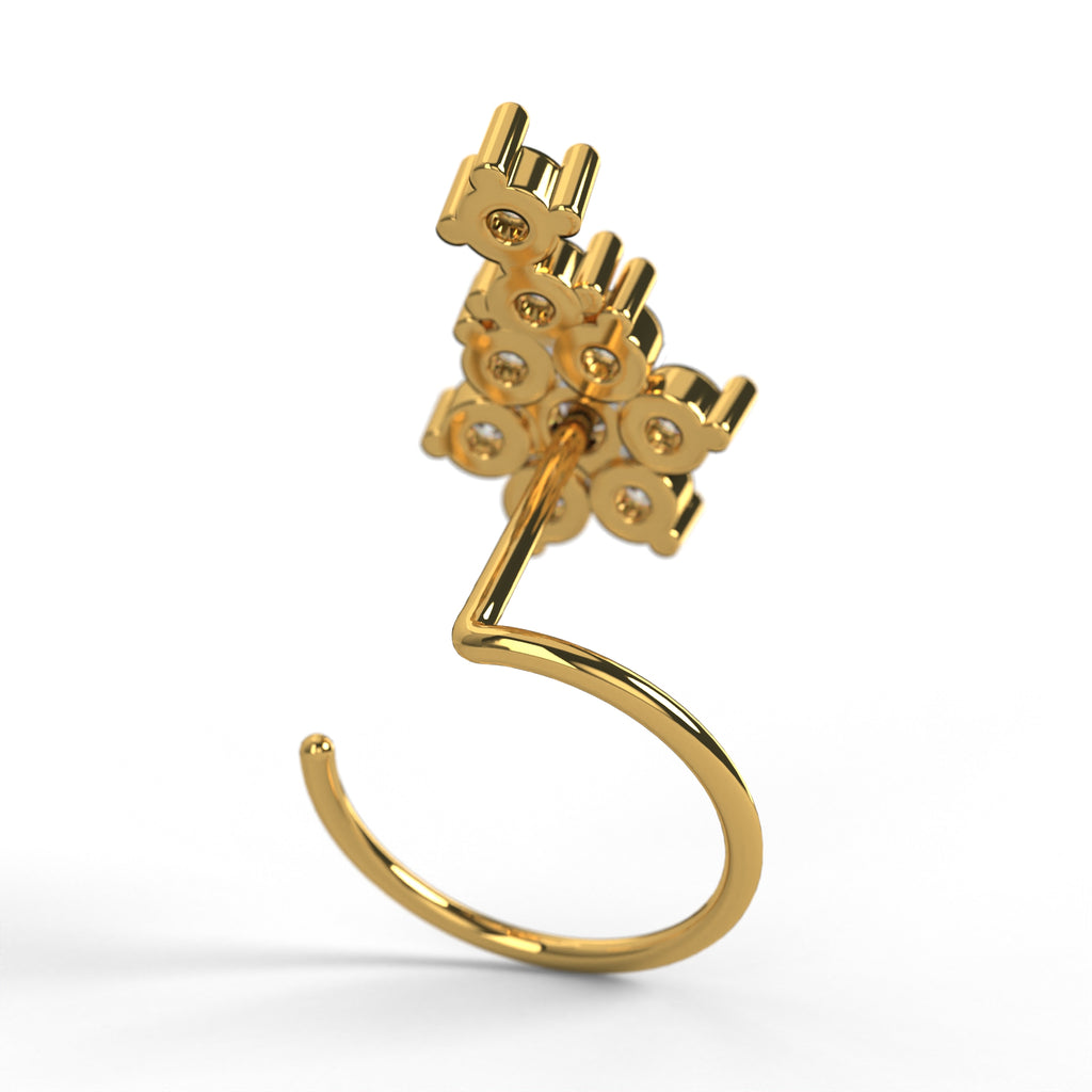 Crown Jewel Nose Pin