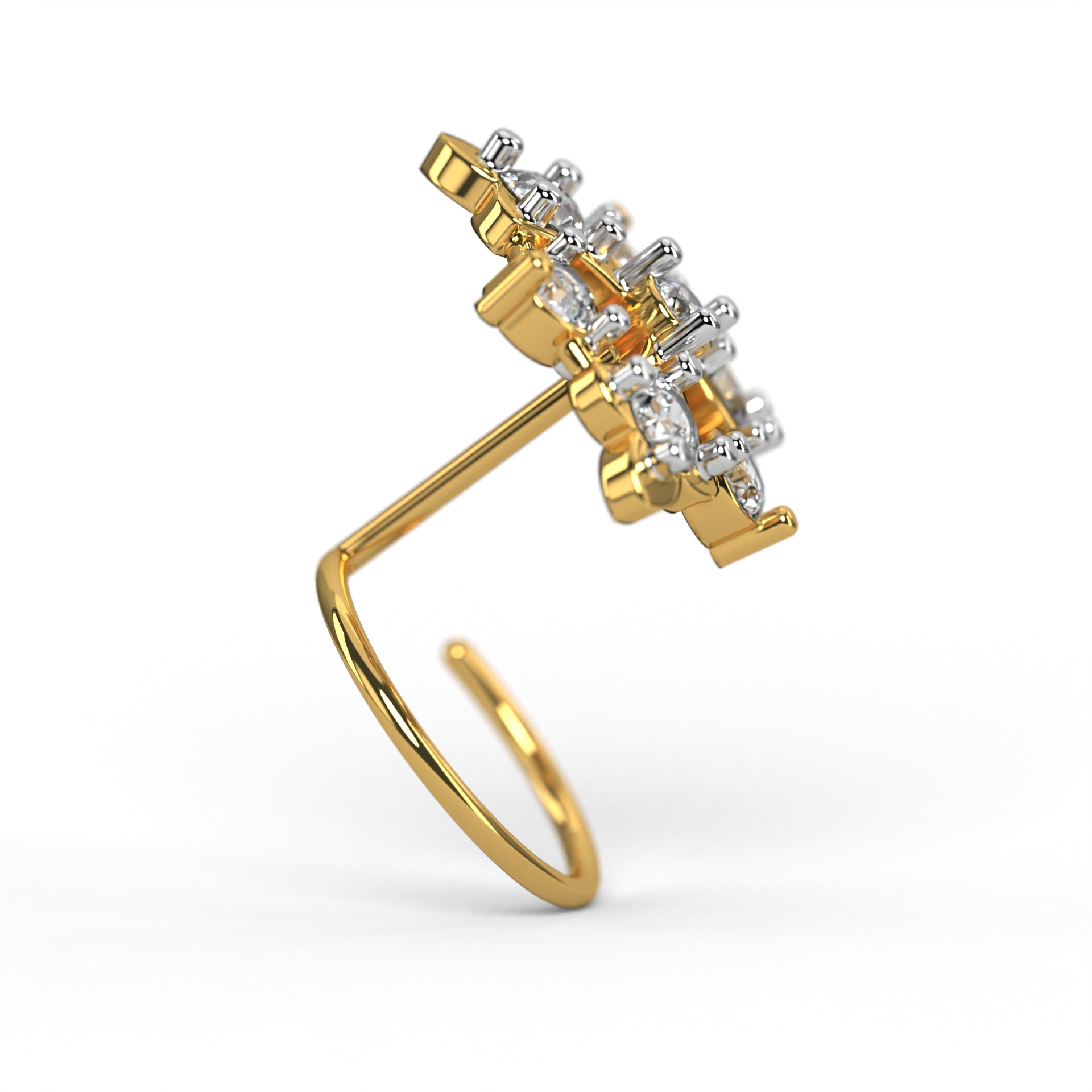 Cosmic Knot Nose Pin