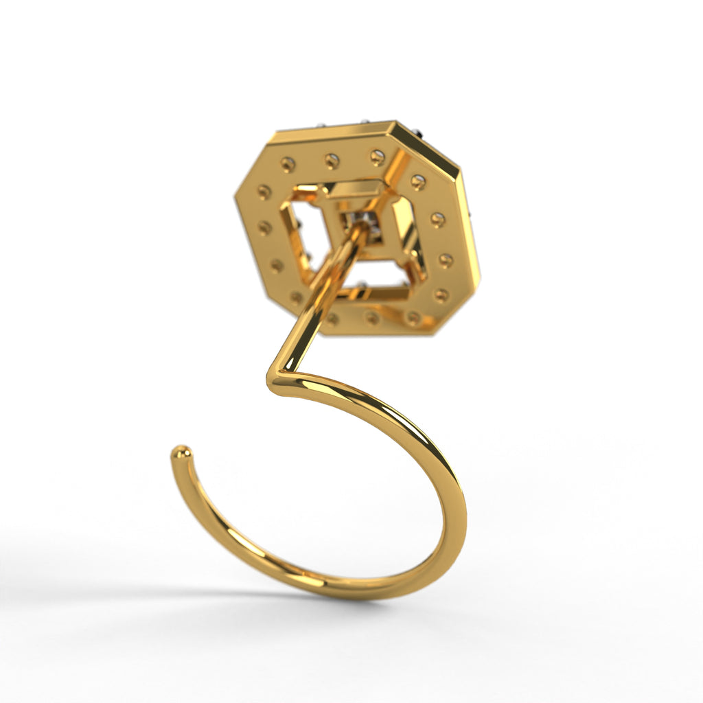 Quadra Bloom Nose Pin