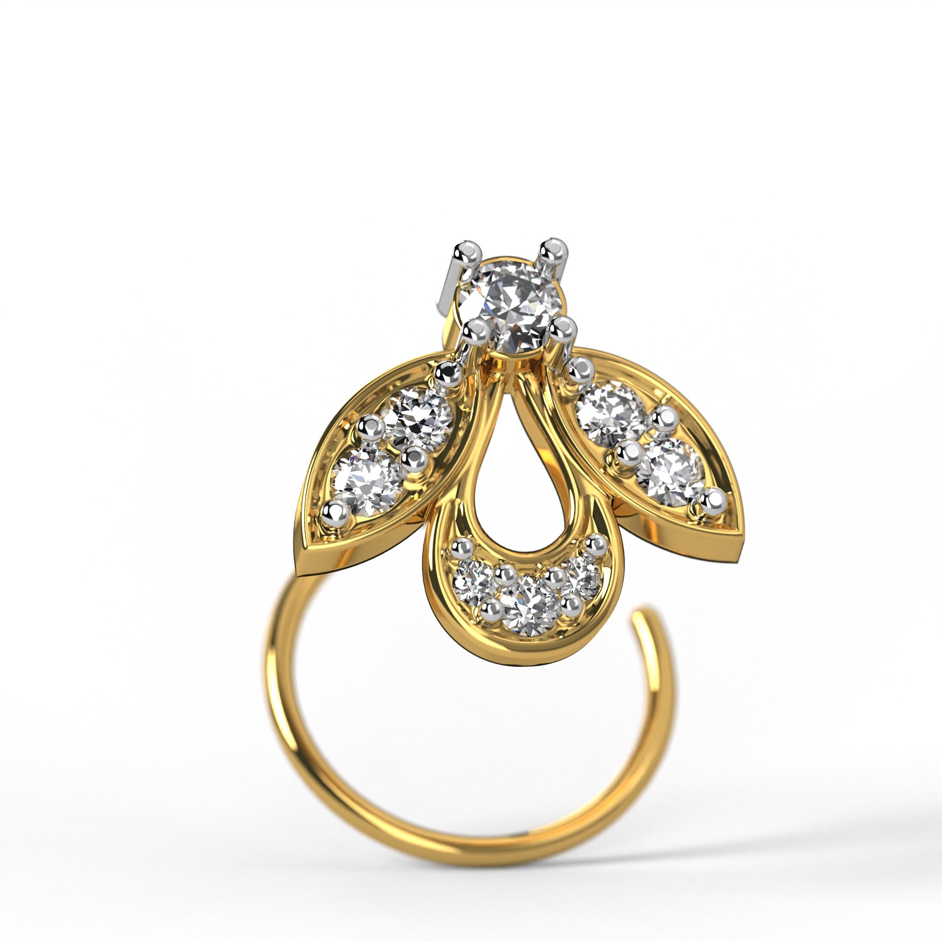 Sweetheart Sparkle Nose Pin