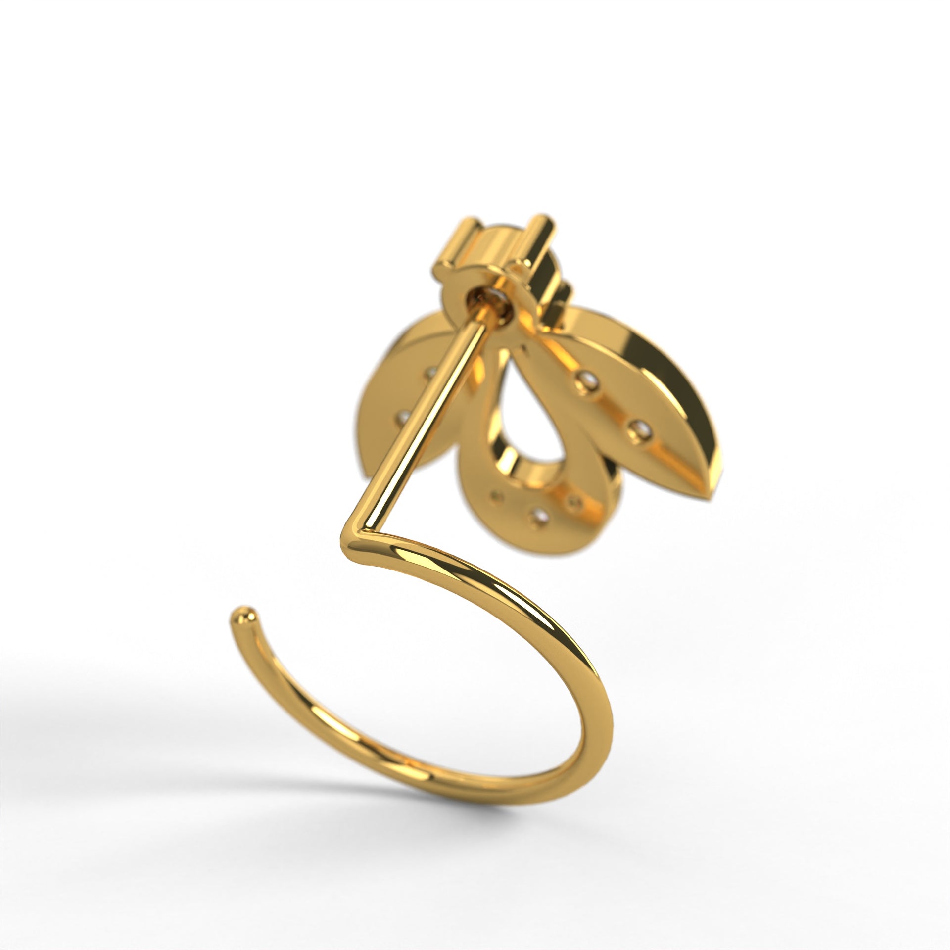 Sweetheart Sparkle Nose Pin